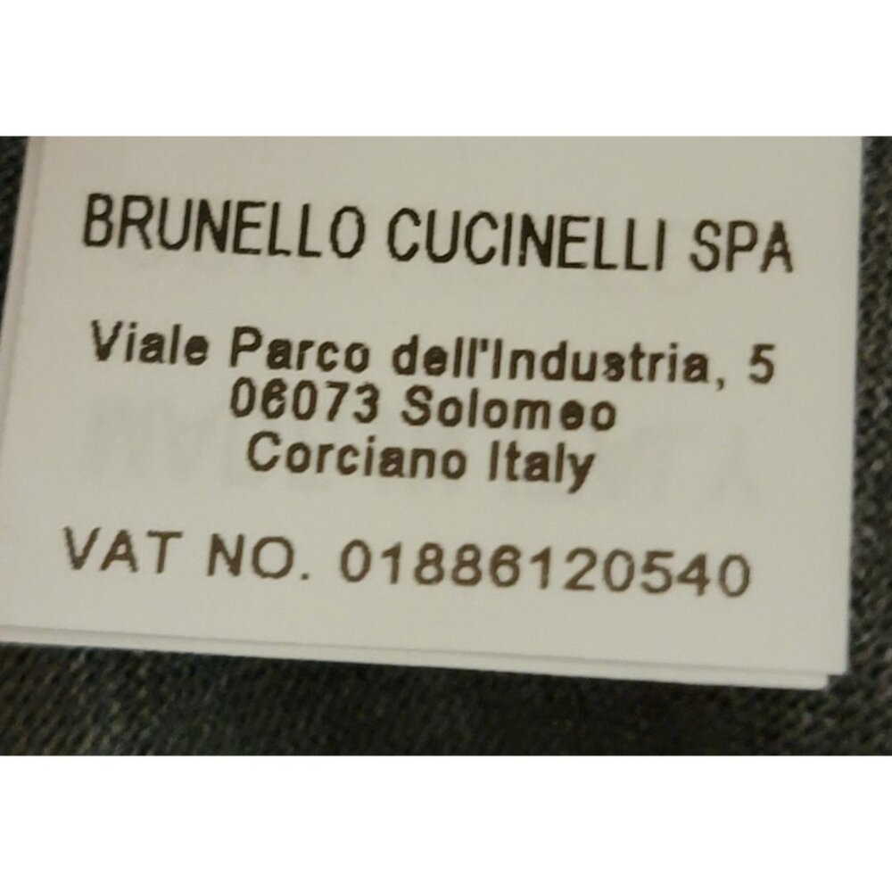 Brunello Cucinelli Layered-Effect Silk-Cotton Polo Shirt – Size 48 – NWT – Fall/ - Picture 11 of 11